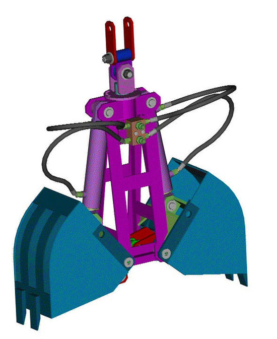 Rakodógép hidraulikájának tervei
